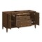 James Martin Vanities 60'' Double Vanity, Mid Century Walnut w/ Single Hole 3 CM White Zeus Quartz Top & Backsplash 485-V60D-WLT-1WZ - alternate 2